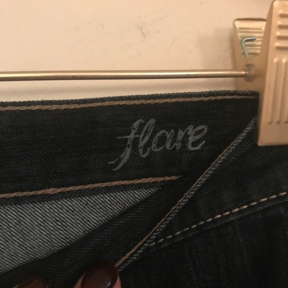 BOGO Calvin Klein dark denim blue flare jeans - Picture 4 of 8